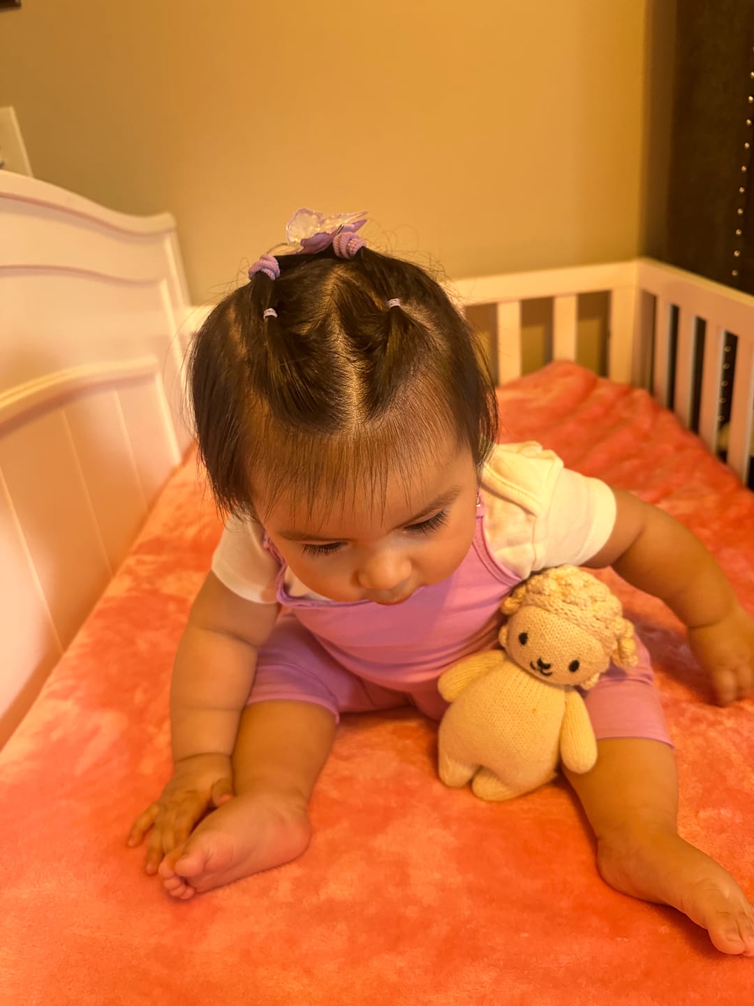 Customer photo review of Baby Romper Purple