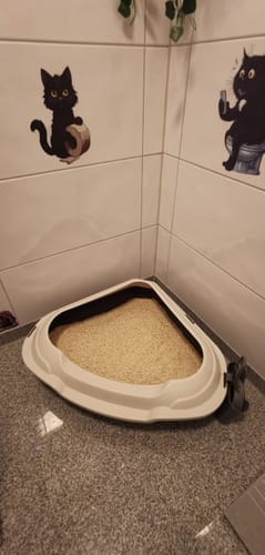 Customer photo review of Naturreines Katzenstreu