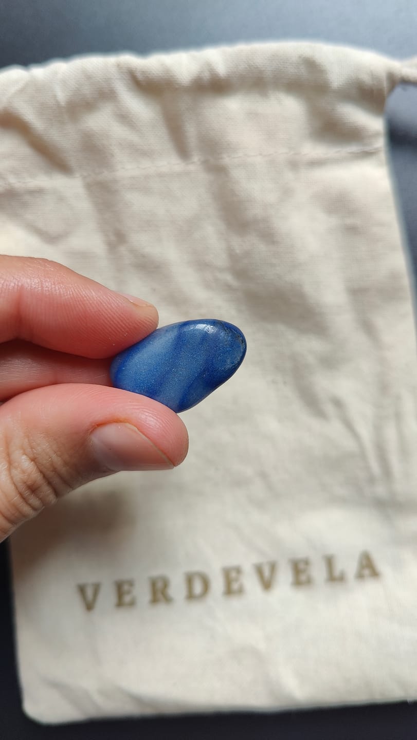 Customer photo review of Cuarzo azul | Rodado mini | Concentración - Relajación