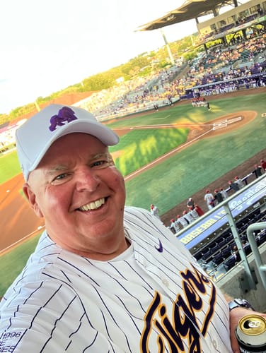 Customer photo review of Grape Ape Hat