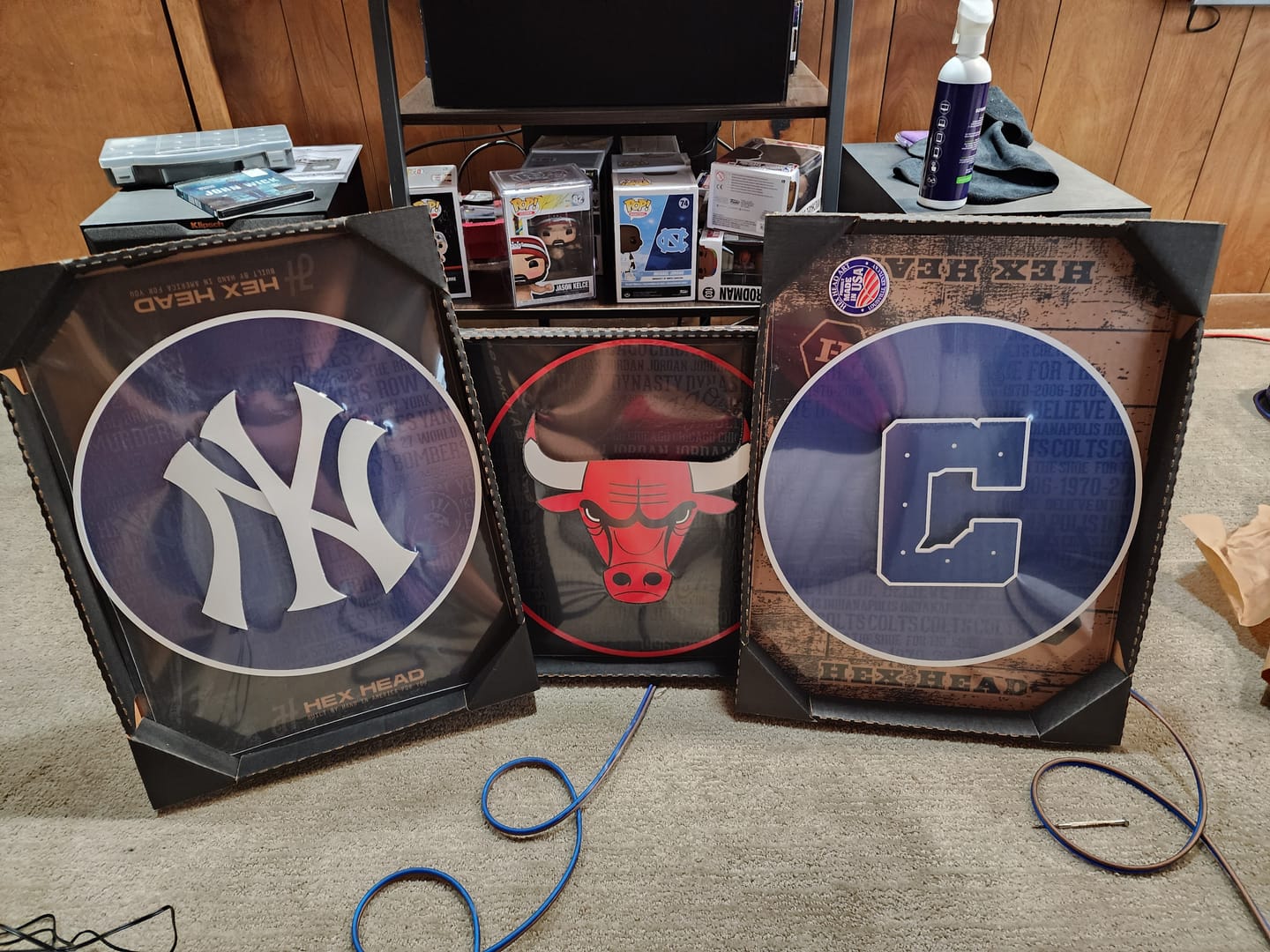Customer photo review of Indianapolis Colts CRAFT SERIES 3D Embossed Metal Wall Art