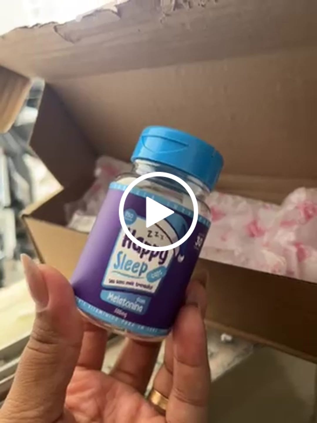 Customer video review of Melatonina Happy Sleep - 1 Pote (30 dias de uso)