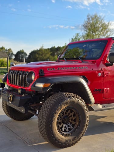 Customer photo review of Gladiator Hood Lettering - Topography with Colored Outline