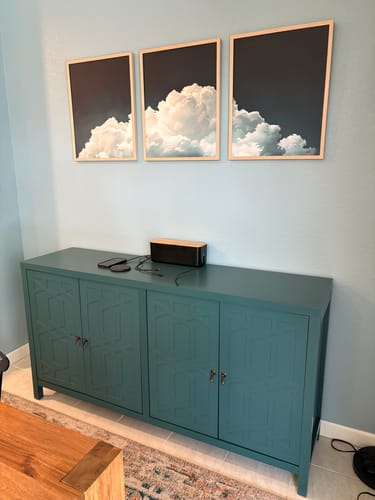 Customer photo review of Dreaming Cloud Set of 3 Prints