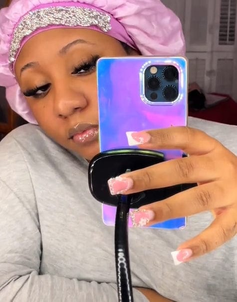 Customer photo review of Lash Bond & Seal - White 10ml