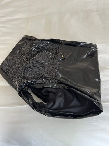 Customer photo review of Outshine Sequin High Waisted Hot Pants