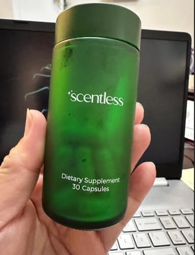Customer photo review of Scentless Deodorant Supplement