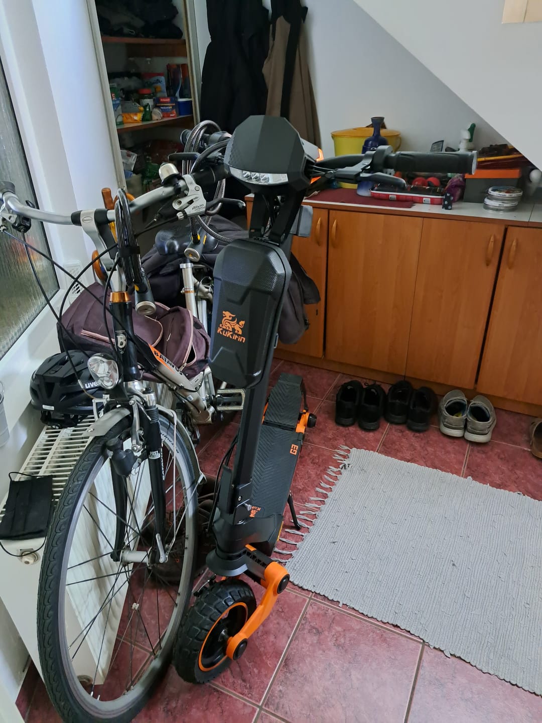 Customer photo review of KuKirin Front Storage Bag-3.2L