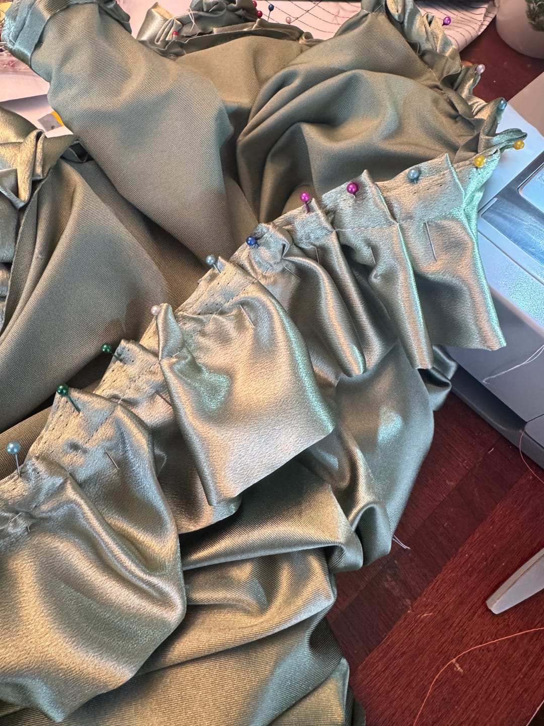 Customer photo review of Shiny Nylon Spandex