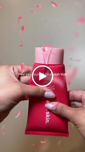 Customer video review of Peachy Clean Cleanser