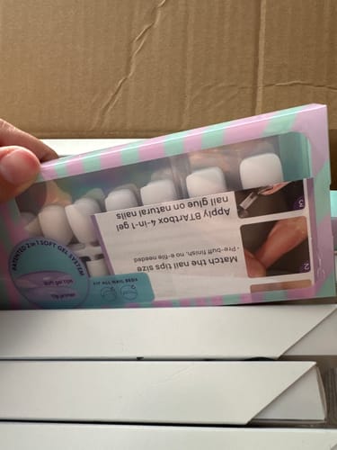 Customer photo review of XCOATTIPS® Natural - Short Square