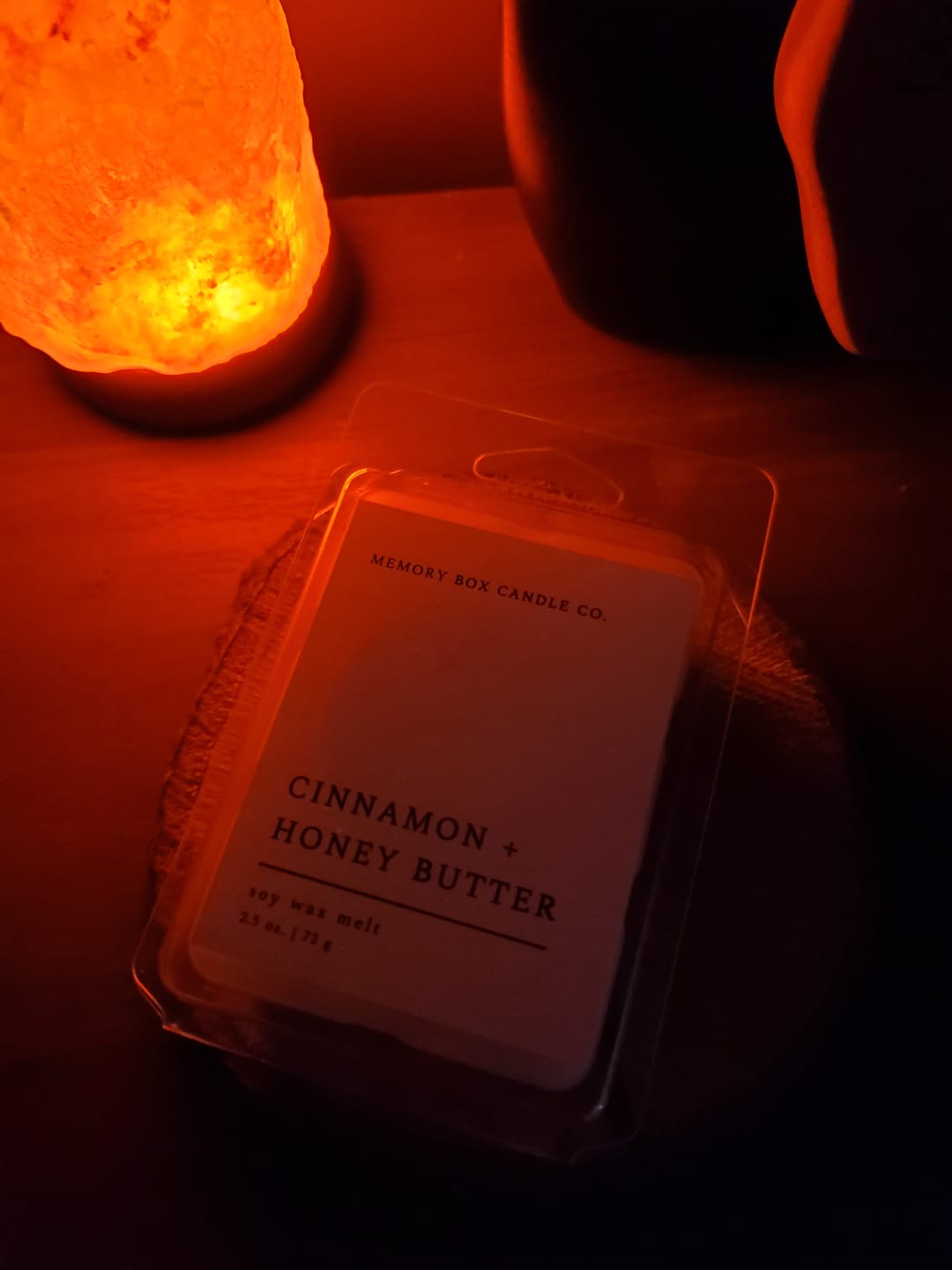 Customer photo review of Cinnamon + Honey Butter Wax Melt