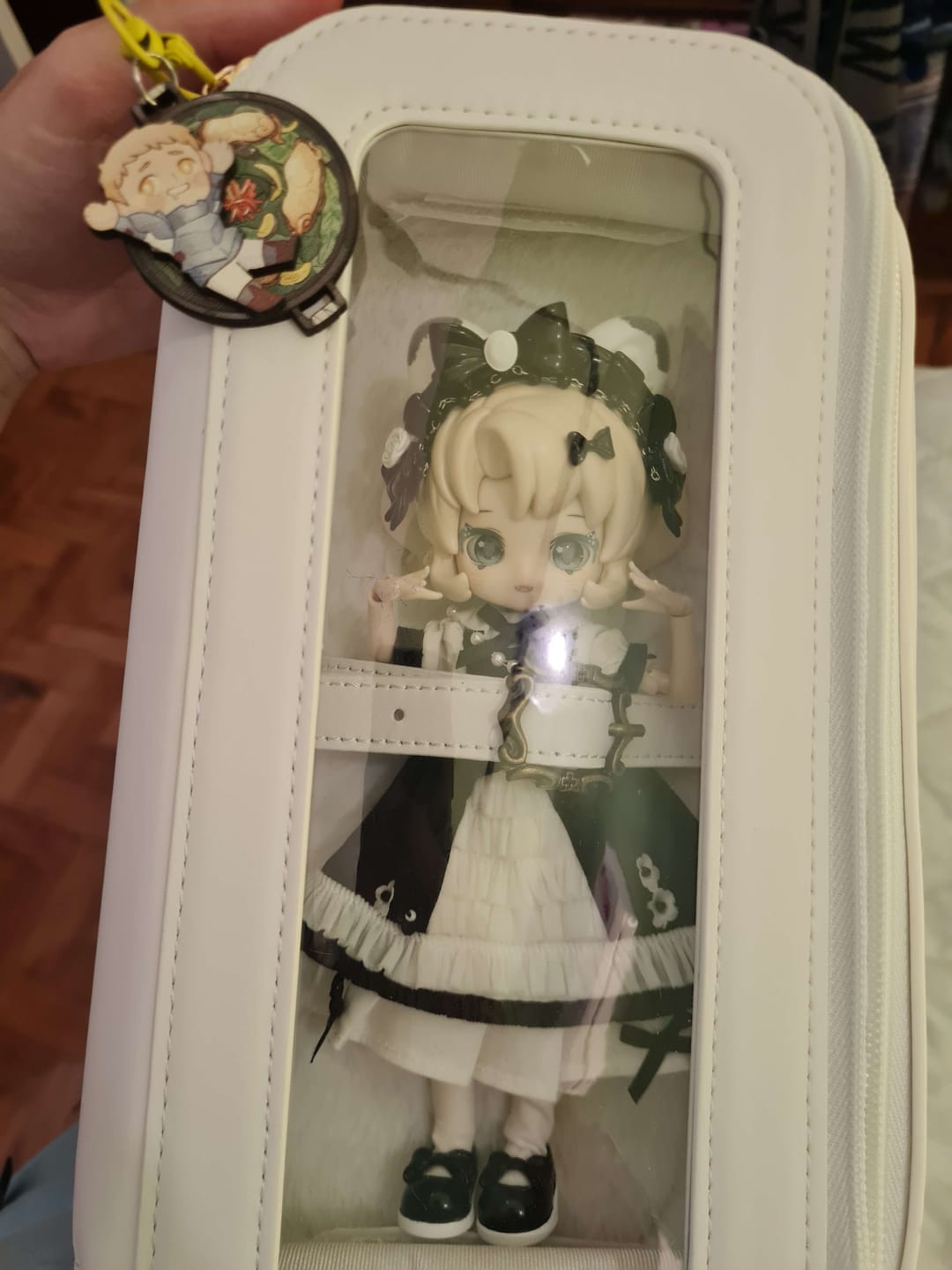 Customer photo review of JIDONGSHUNXI Walk The Doll Bag