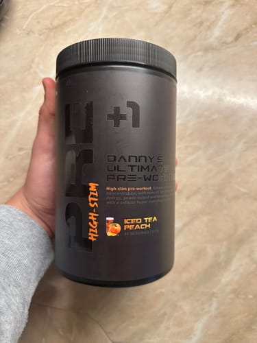 Customer photo review of +1© Danny's Ultimate Pre Workout High-stim (520g)