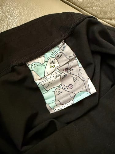 Customer photo review of Women's Essential Straight-Cut Scrub Pants