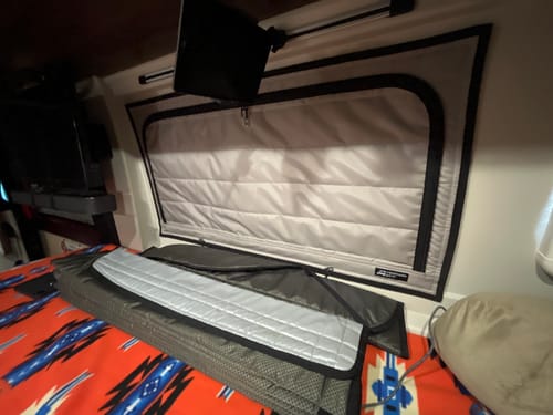 Customer photo review of Promaster - Large Bed Window Cover for Travato K