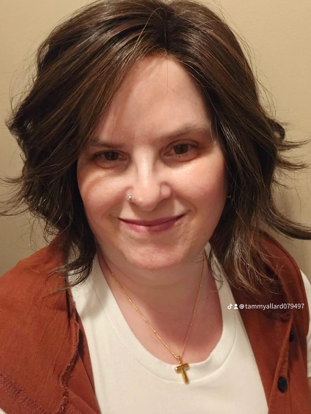 Customer photo review of Alphabet Necklace