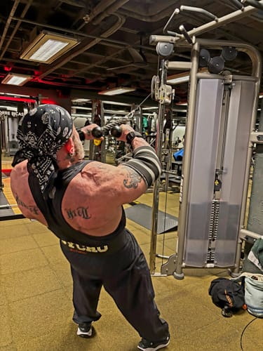 Customer photo review of Triple Ply Elbow Sleeves