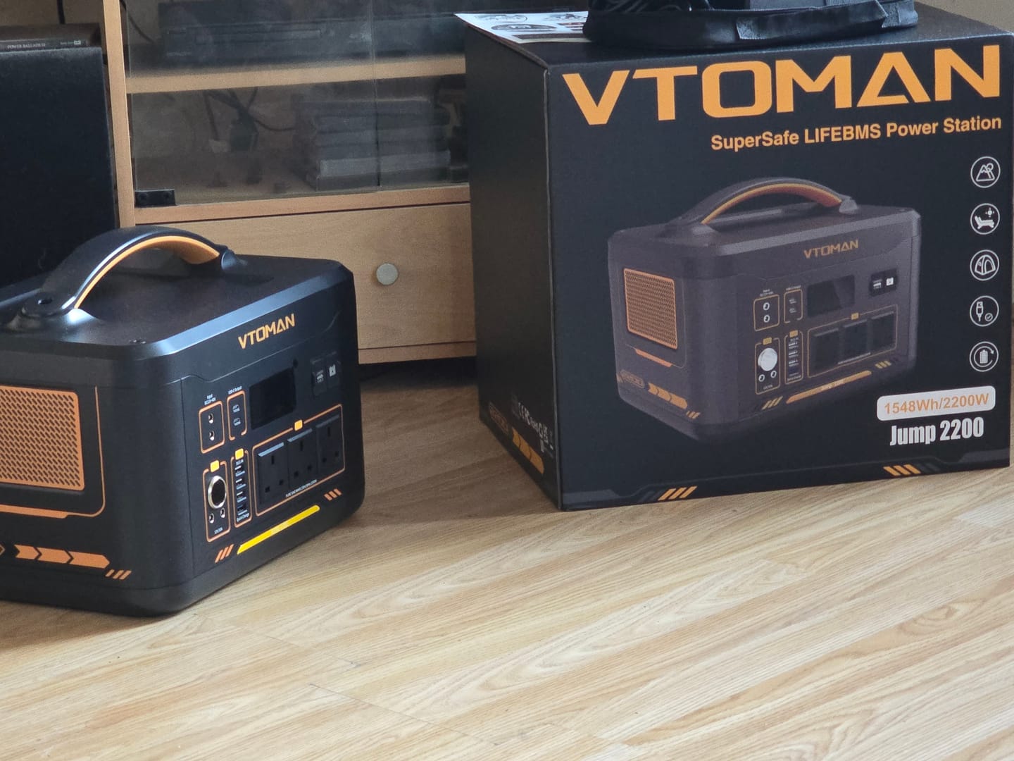 Customer photo review of VTOMAN Jump 2200 Portable Power Station