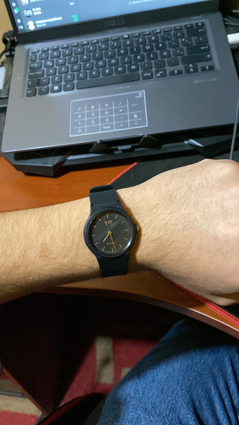 Customer photo review of Reloj Casio Vintage MQ-24-1ELDF Negro Flat