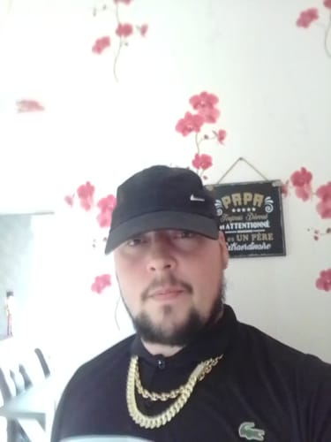 Customer photo review of CHAINE CUBAINE DIAMANT OR JAUNE - 12MM