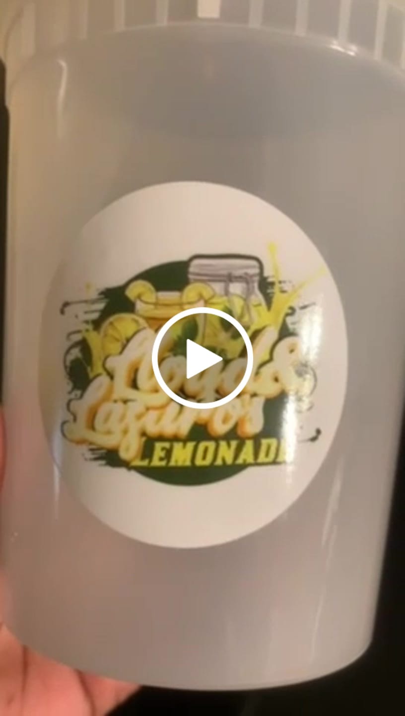 Customer video review of 2.5" Vinyl Stickers (100 Pack)
