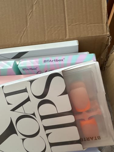 Customer photo review of XCOATTIPS® French - Short Square Brighter Pastel Tips