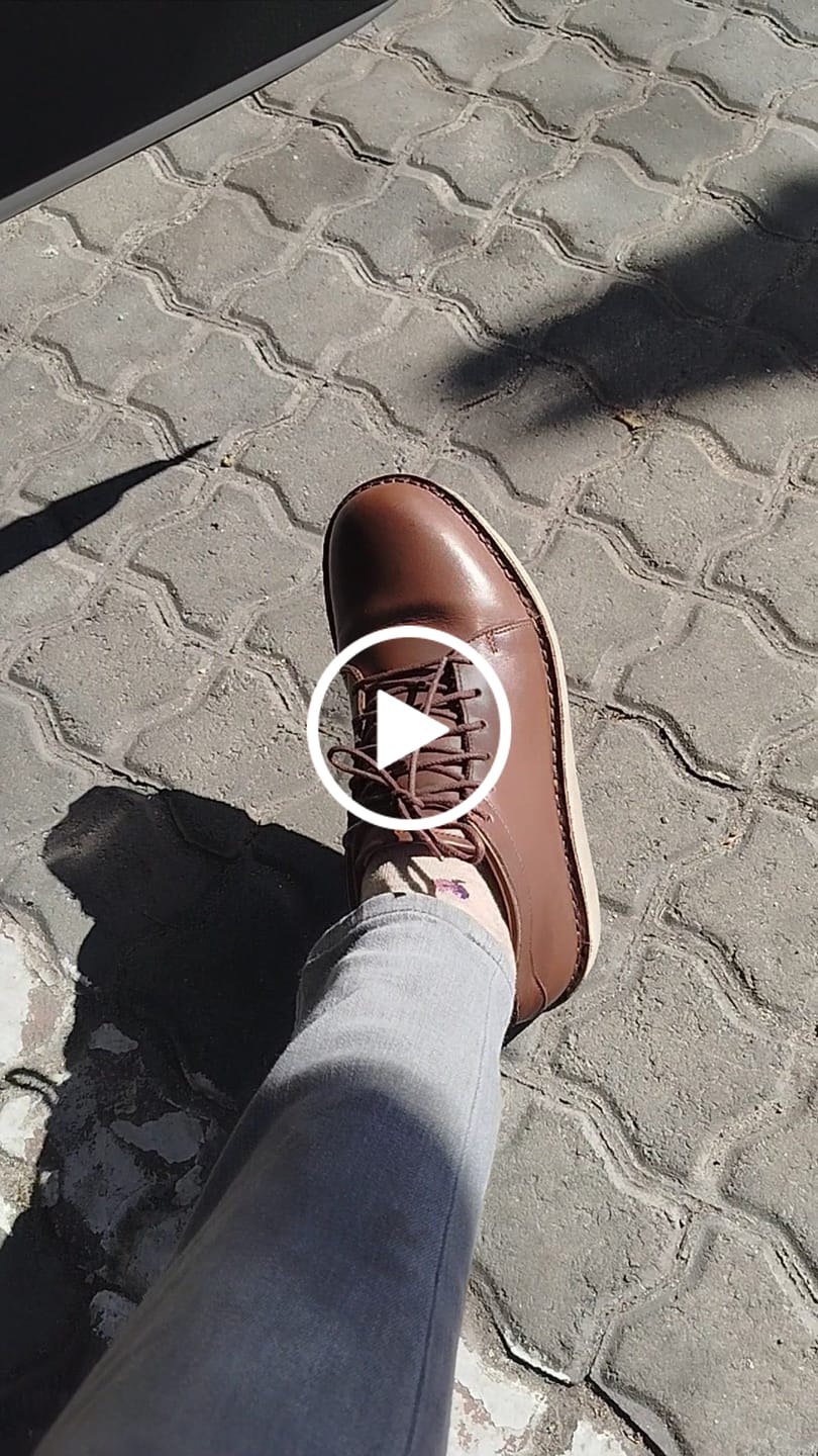 Customer video review of Graphite Desert Boot Dark Brown