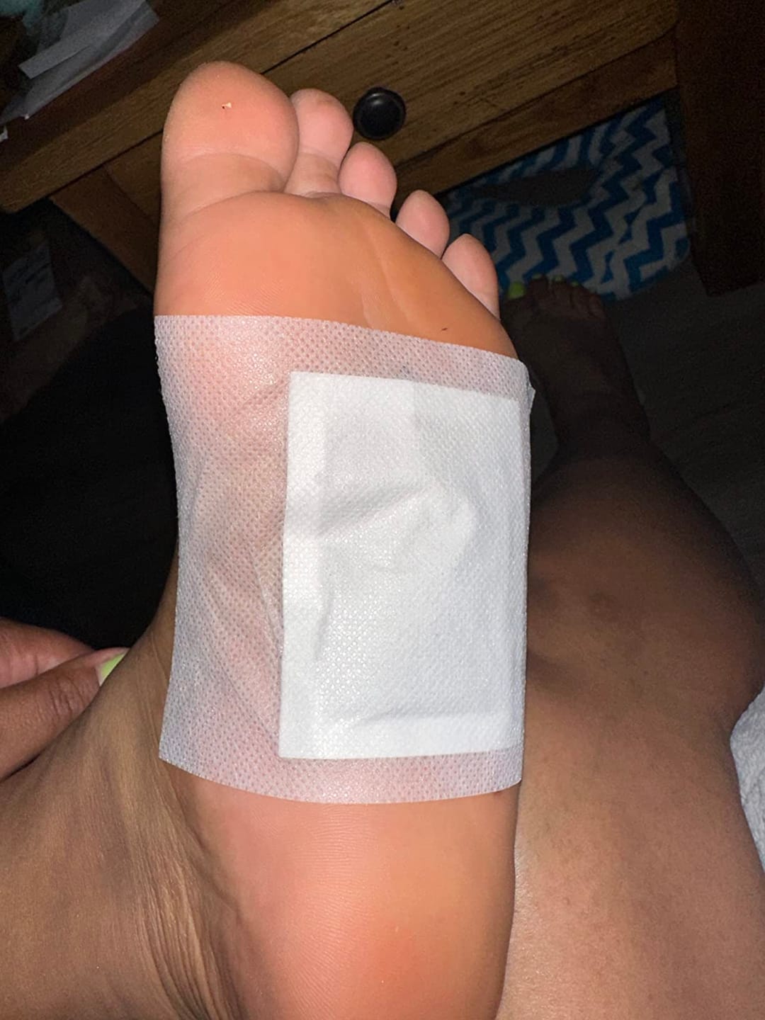 Customer photo review of DetoxiPad Éjszakai Méregtelenítő Tapasz