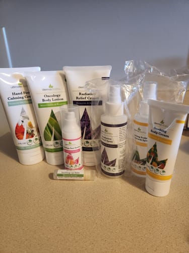 Customer photo review of Comprehensive Skincare Support for Chemotherapy & Radiation Patients