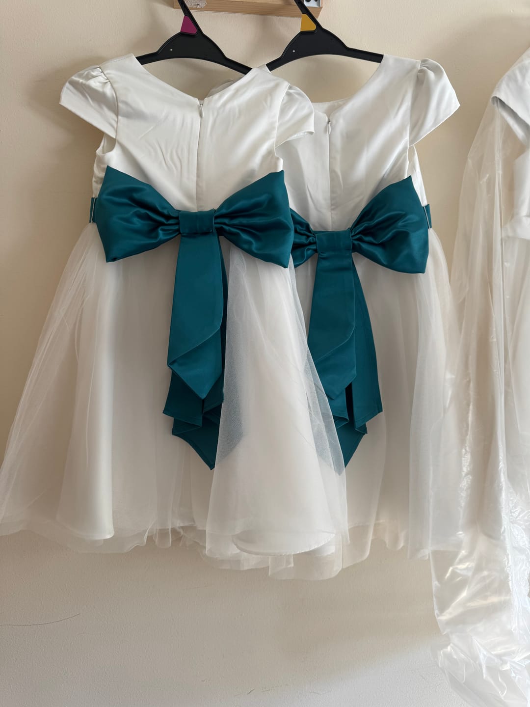 Customer photo review of Plain Duchess Satin Fabric
