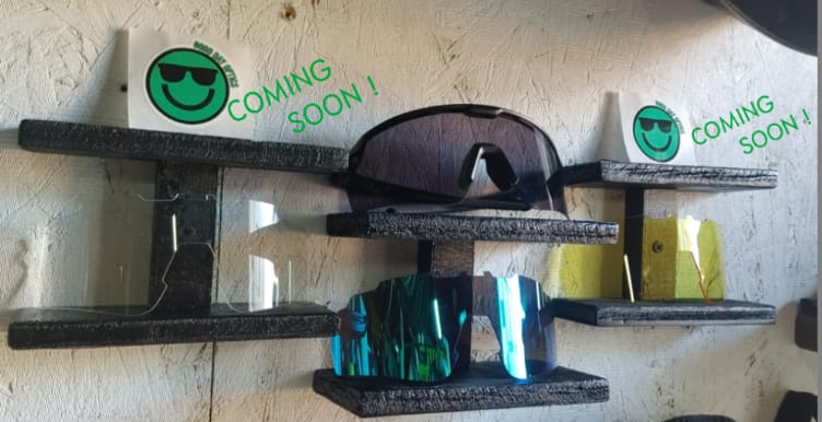 Customer photo review of The Jenna Sunglasses - Blue Lens