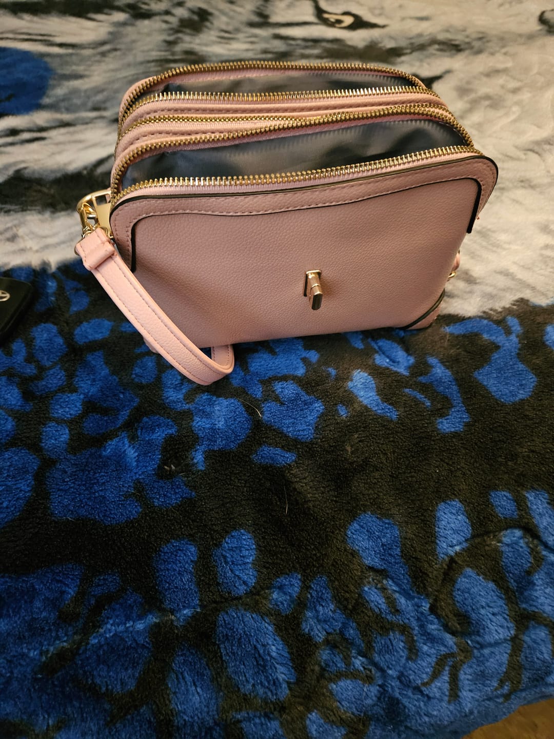 Customer photo review of Women's Multi-functional Small Square Crossbody Bag