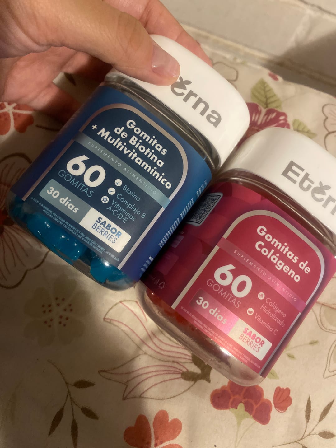 Customer photo review of Pack Biotina + Colágeno | Suscripción