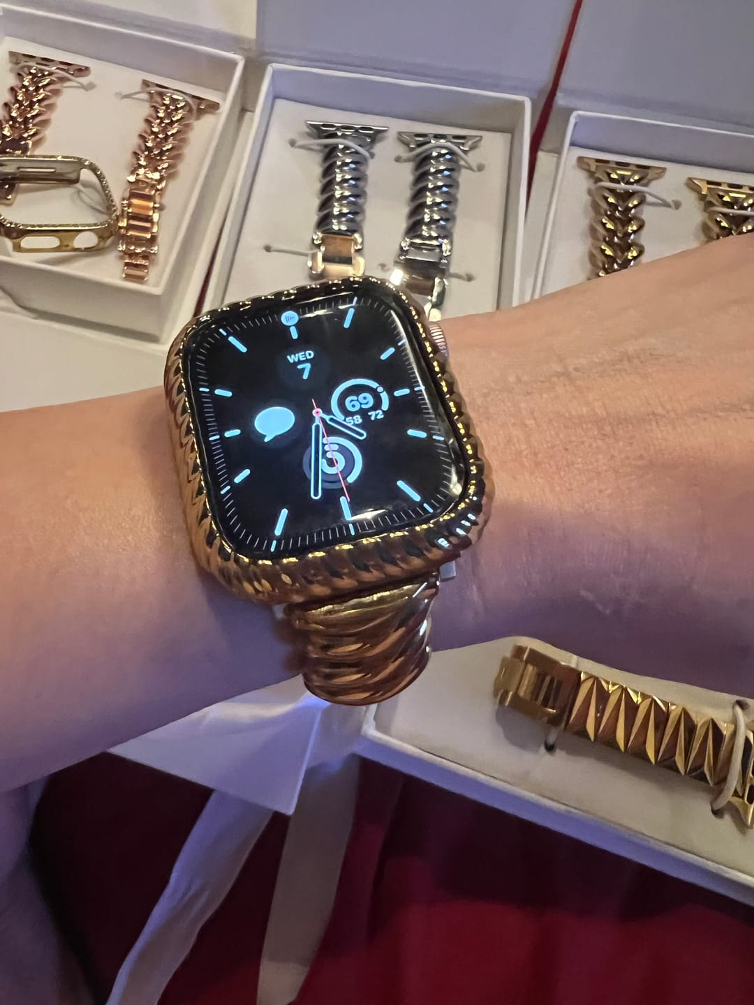 Customer photo review of Cable Case for the Apple Watch