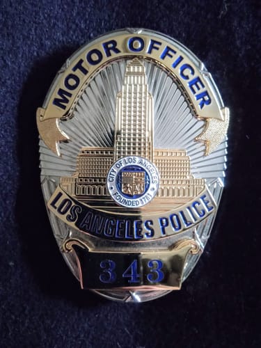 Customer photo review of Custom Badge Number Charges