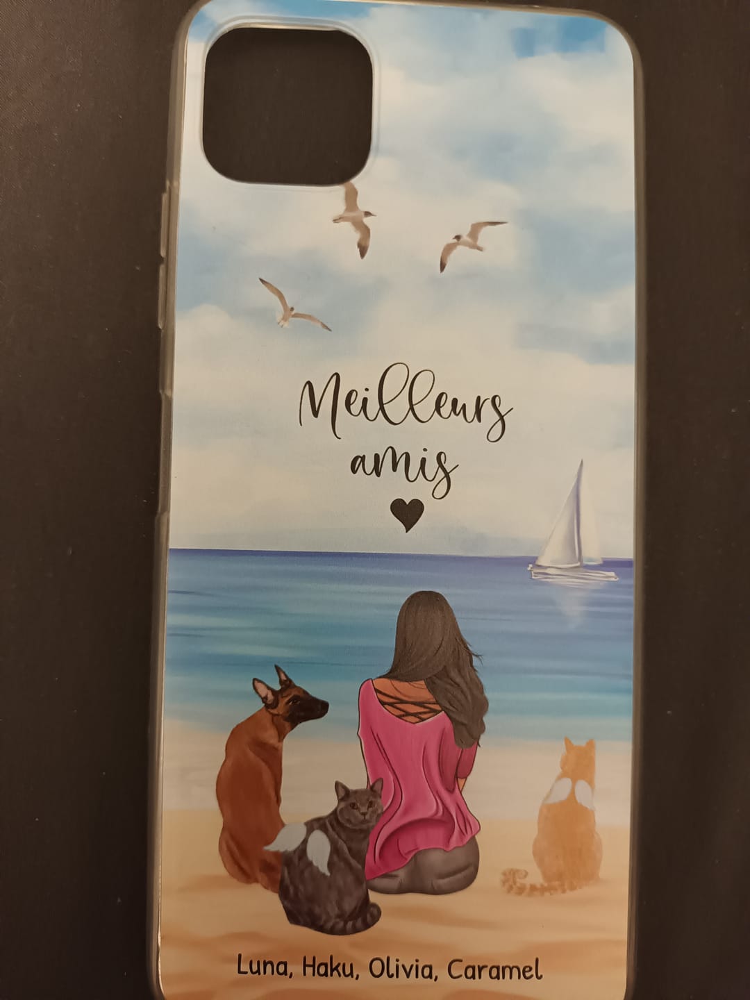 Customer photo review of Meilleurs amis - Coque de téléphone personnalisée