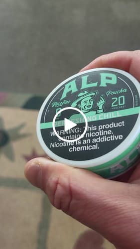 Customer video review of Chilled Mint Nicotine Pouches