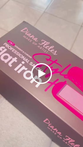 Customer video review of Plancha Profesional Infrarroja Diana Fletes Titanium Galvanizado