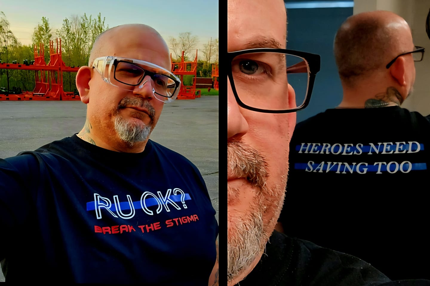 Customer photo review of Stigma-Breaking Unisex Tee