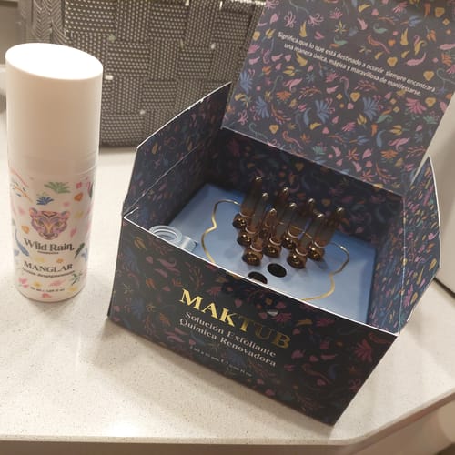 Customer photo review of Solución Exfoliante Química renovadora MAKTUB