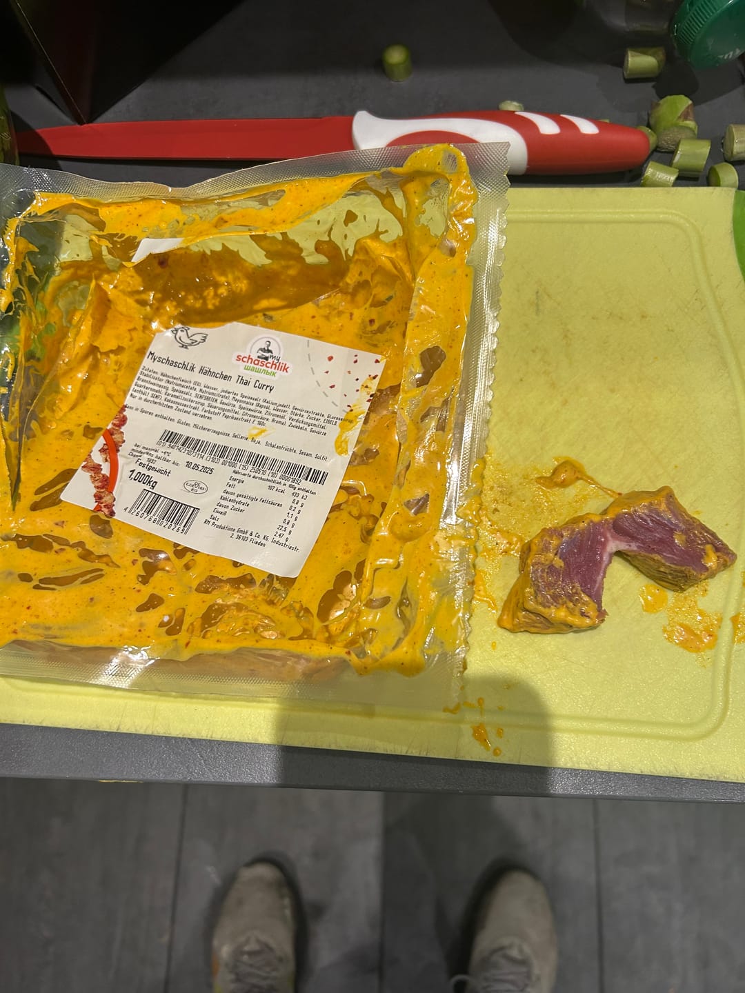 Customer photo review of Hähnchen-Schaschlik Thai Curry – leicht scharf & exotisch | mySchaschlik