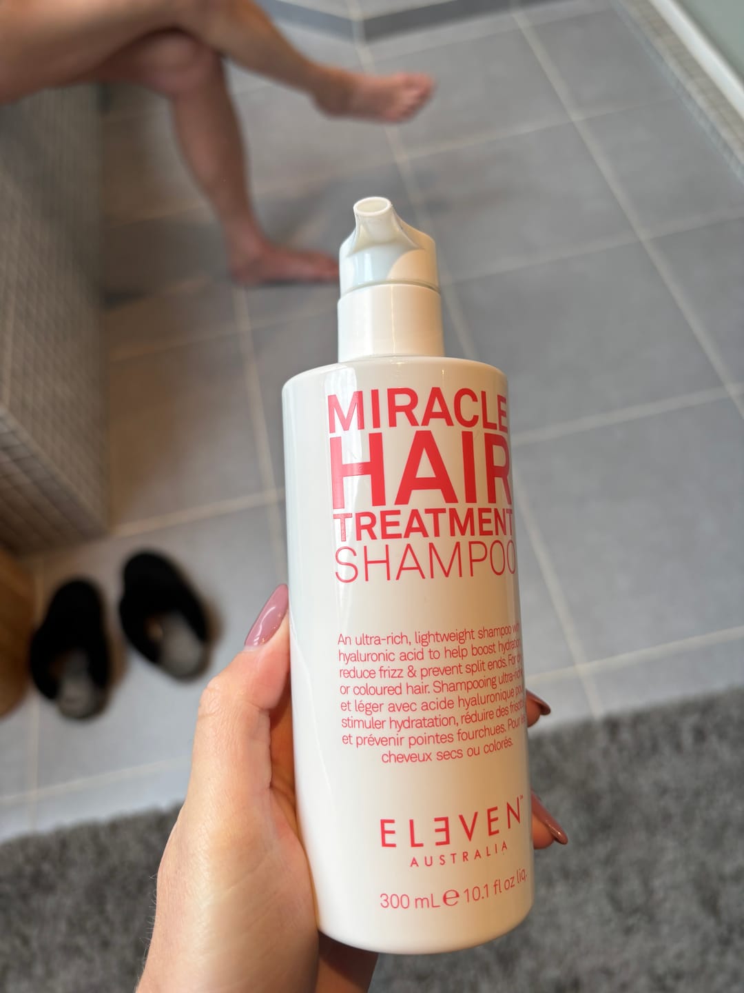Customer photo review of Miracle Hair Treatment Shampoo