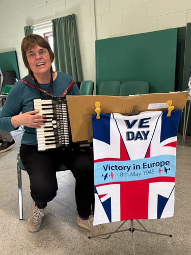 Norma review of VE Day White Tea Towel image 1 out of 1