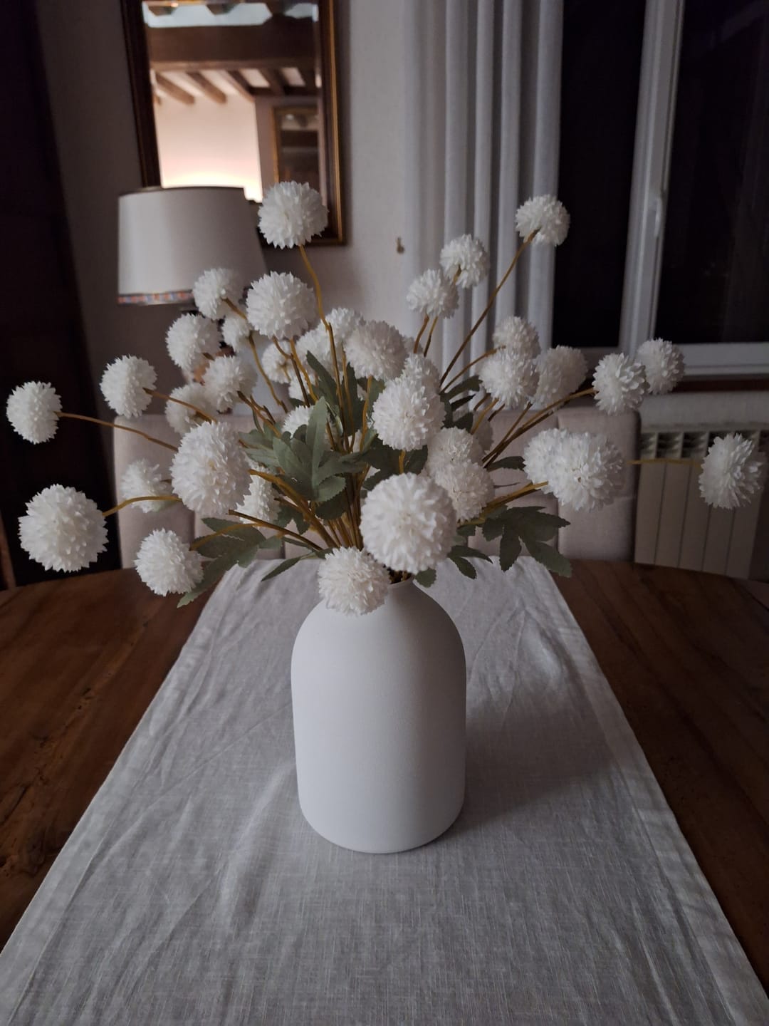Customer photo review of Zijden Kiku Bloemen - Wit
