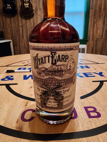 Customer photo review of Wyatt Earp Hazmat 13 Year Whiskey