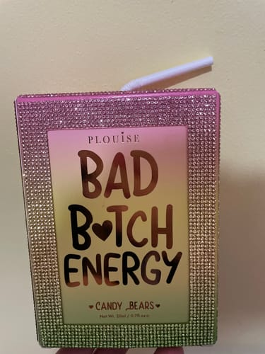 Customer photo review of P. Louise Crystal Bad Bitch Energy Lip Duo