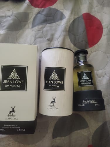 Reseña con foto de un cliente sobre Perfume MAISON ALHAMBRA JEAN LOWE IMMORTEL 100ml EDP