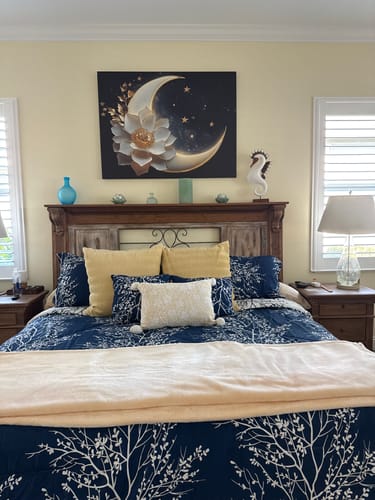 Customer photo review of Home Wall Art: Midnight Bloom V5