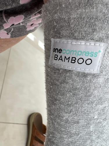 Customer photo review of Premium Anti-Fatigue Bamboo Footsleeves